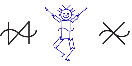 LOD PAL logo between extension and flexion symbols
